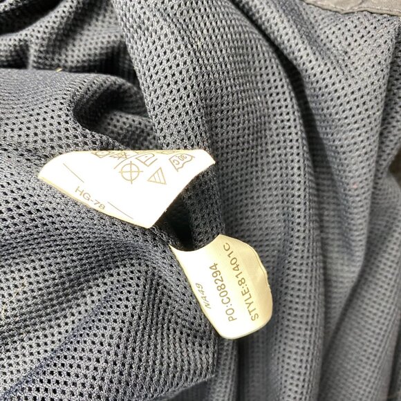 Vintage CHAPS Ralph Lauren Windbreaker Jacket Men Large L Navy Blue Stow Hoodie - Picture 8 of 11